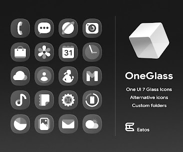OneGlass 7 – Icon Pack APK v1.0.2 (MOD, PAID) Download 1