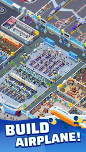 Idle Airport Empire v0.7.2 Mod APK (Unlimited Money and Gems) 4